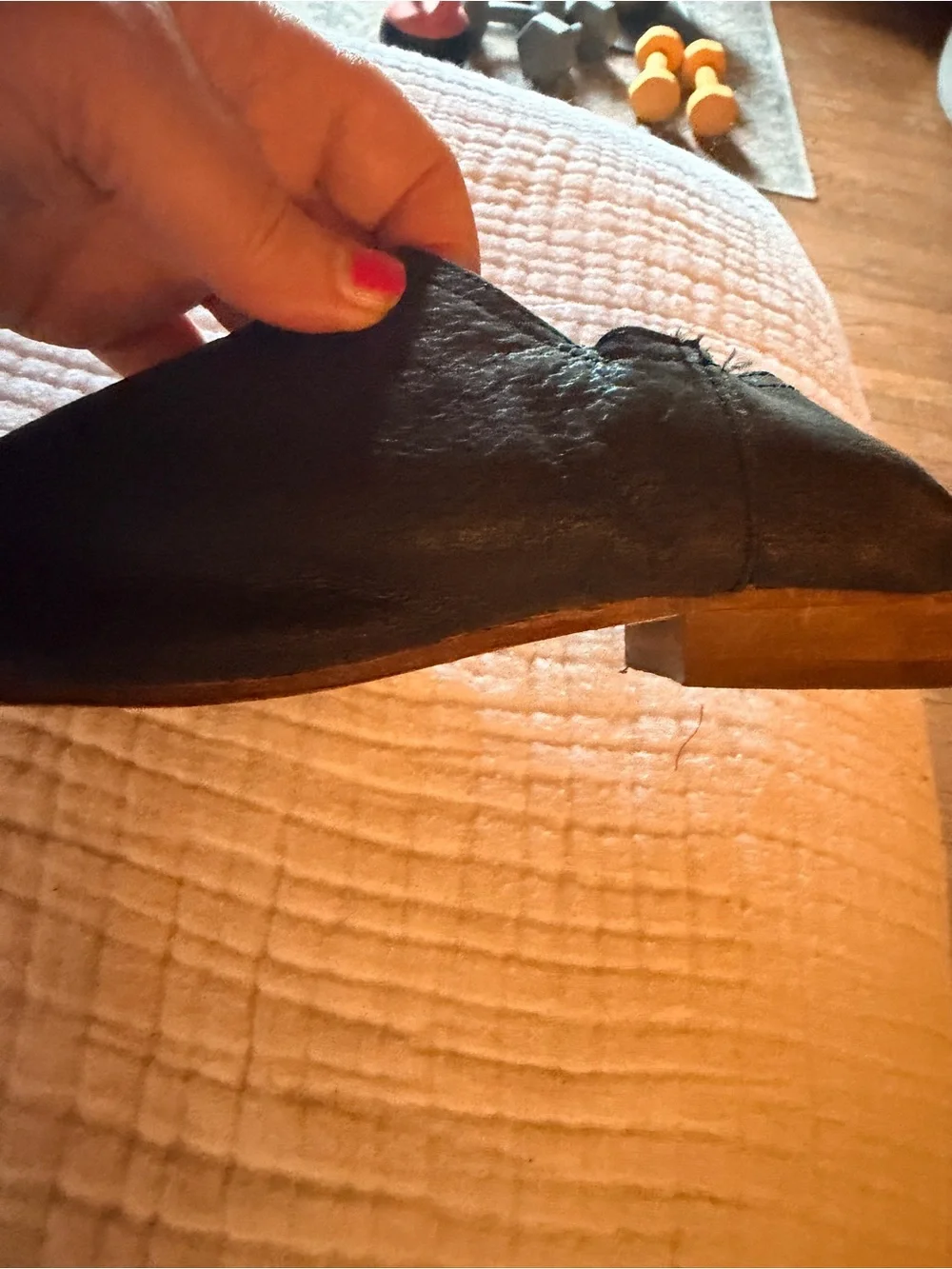 Free People Leather slides
